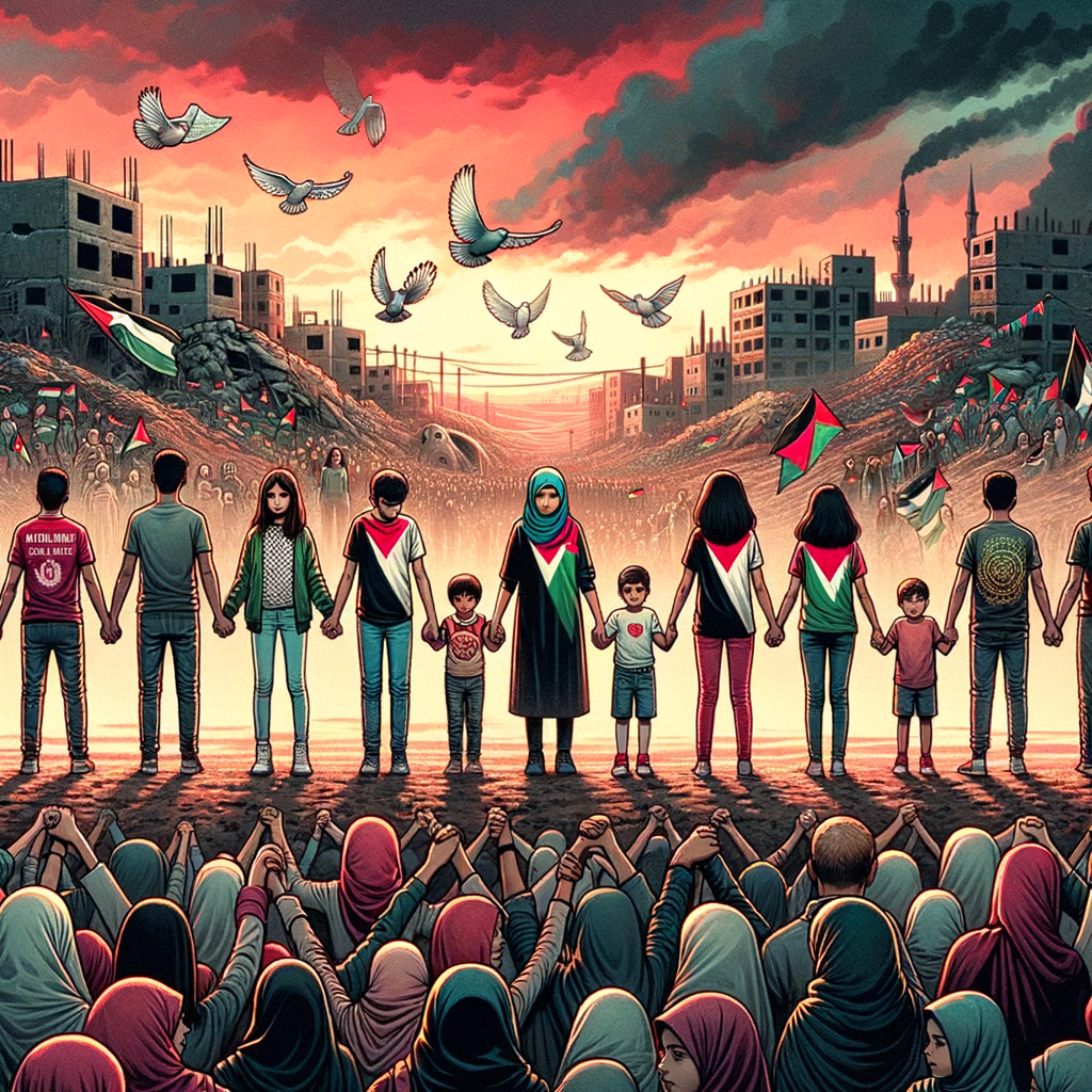 حمایت از کودکان و نوجوانان فلسطین در جنگ اسرائیل