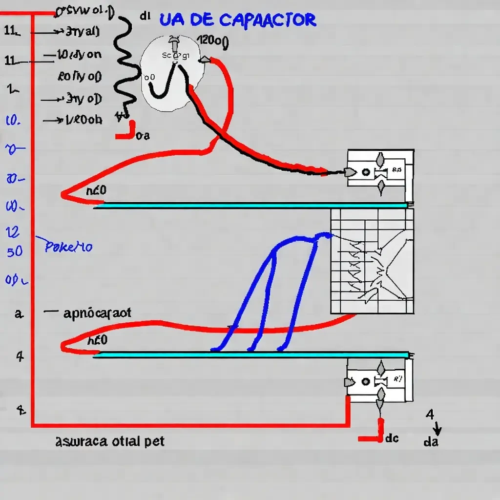 crea la curva de carga y descarga de un capacitor