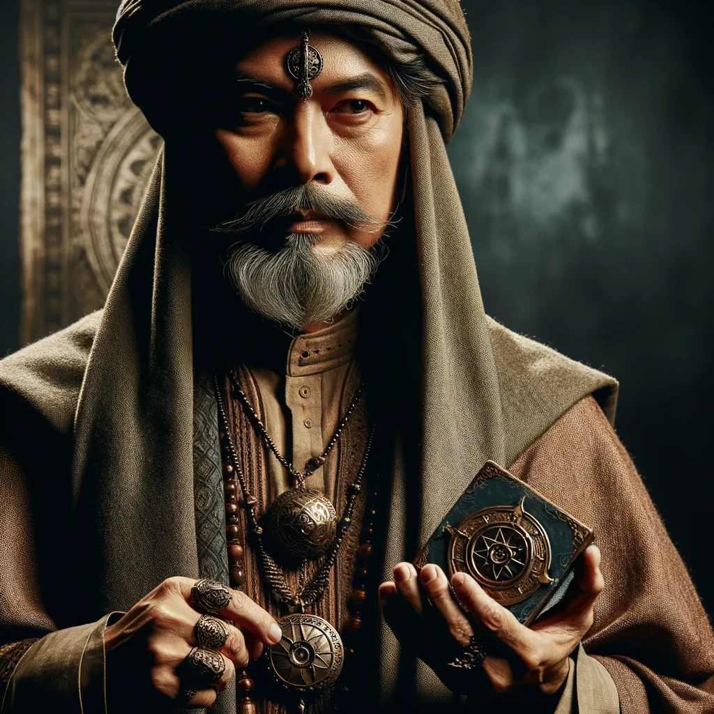 Crea una persona perteneciente a una sociedad secreta en la cual se exprese que tiene mucho poder