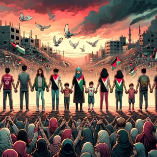 حمایت از کودکان و نوجوانان فلسطین در جنگ اسرائیل