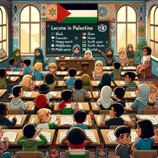 حمایت از کودکان و دانش آموزان فلسطینی
