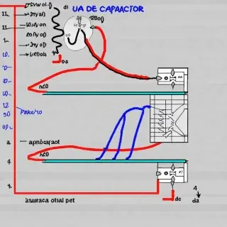 crea la curva de carga y descarga de un capacitor