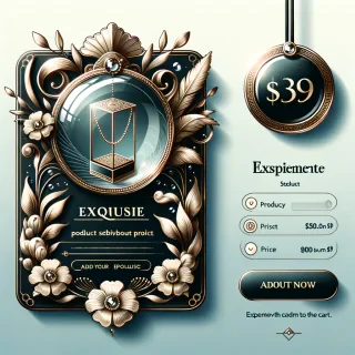 Premium  product card design for my website