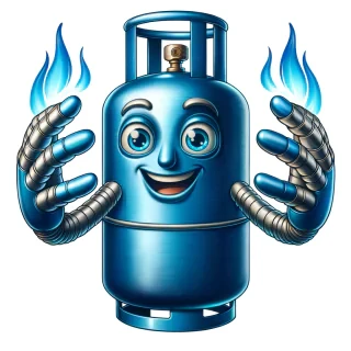 mira necesito q me crees un personaje para un comic basado en el propano, necesito q me hagas al propano en forma de personaje